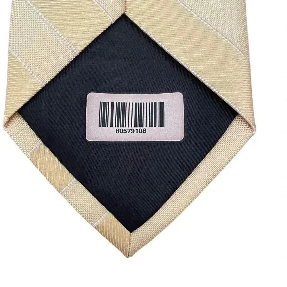 Yellow Men's Classic Stripes Tie Size Regular